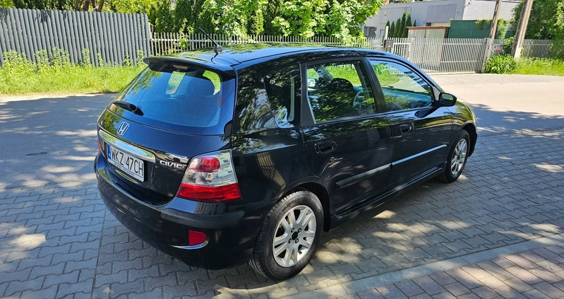 Honda Civic cena 5900 przebieg: 250000, rok produkcji 2004 z Kałuszyn małe 596